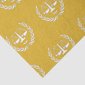 Anwaltsgeschenk Seidenpapier (Detail)