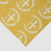 Anwaltsgeschenk Seidenpapier (Detail)