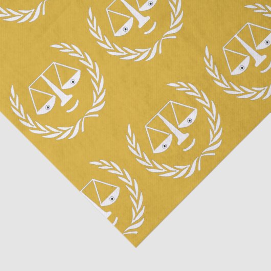 Anwaltsgeschenk Seidenpapier (Detail)