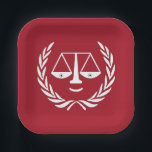 Anwaltskanzlei Abschluss Paper Teller<br><div class="desc">Abschluss der Juristenschule,  Geburtstag von Anwälten oder Teller der Anwaltskanzlei Party mit lustigen,  personifizierten Maßstäben für die Gerechtigkeit.</div>