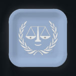 Anwaltskanzlei Abschluss Paper Teller<br><div class="desc">Abschluss der Juristenschule,  Geburtstag von Anwälten oder Teller der Anwaltskanzlei Party Design mit lustigen,  personifizierten Scales of Justice.</div>