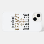 Anwaltskanzlei, angeblich "Retirement Attorney" Case-Mate iPhone Hülle (Rückseite (Horizontal))