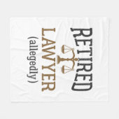 Anwaltskanzlei, angeblich "Retirement Attorney" Fleecedecke (Vorderseite (Horizontal))