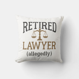 Anwaltskanzlei, angeblich "Retirement Attorney" Kissen