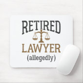 Anwaltskanzlei, angeblich "Retirement Attorney" Mousepad (Mit Mouse)