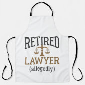 Anwaltskanzlei, angeblich "Retirement Attorney" Schürze (Vorderseite)