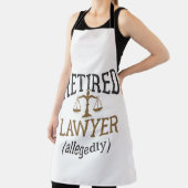 Anwaltskanzlei, angeblich "Retirement Attorney" Schürze (InSitu)