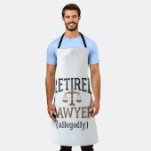 Anwaltskanzlei, angeblich "Retirement Attorney" Schürze (Getragen)
