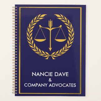 Anwaltskanzlei & Anwaltsplaner Name Personalisieru Planer