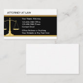 Anwaltskanzlei auf juristischen Visitenkarten Visitenkarte (Vorne/Hinten)