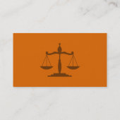 Anwaltskanzlei Berufliche Visitenkarte (Rückseite)