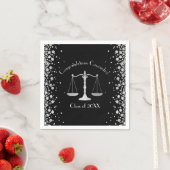 Anwaltskanzlei Black Silver Serviette (Beispiel)