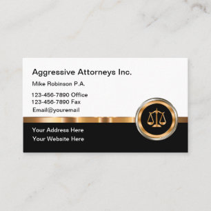 Anwaltskanzlei Classy Attorney Visitenkarte