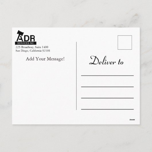 Anwaltskanzlei - Frohe Weihnachten (Rückseite)