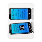 Anwaltskanzlei Handy Erinnerung Magnet (Vertikal)