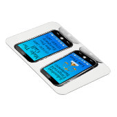 Anwaltskanzlei Handy Erinnerung Magnet (Rechte Seite)