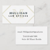 Anwaltskanzlei Visitenkarte (Vorne/Hinten)