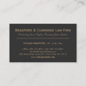 Anwaltskanzlei Visitenkarte (Vorderseite)