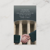 Anwaltskarte Visitenkarte (Rückseite)