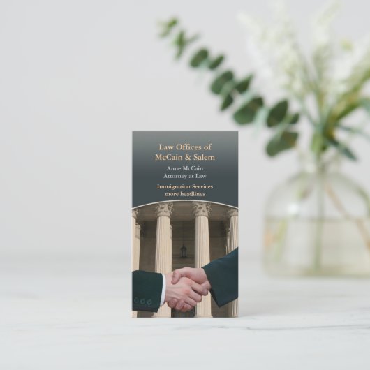 Anwaltskarte Visitenkarte (Stehend Vorderseite)