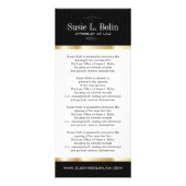 Anwaltskarte Werbekarte (Vorne)