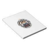 Anwaltskatze Lustiges Katzenliebhaber-Design - Ger Notizblock (angewinkelt)