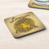 Anwaltskick #6 getränkeuntersetzer (Linke Seite)