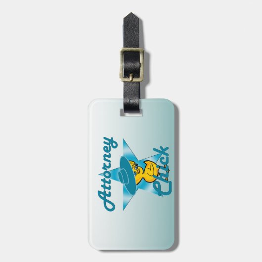 Anwaltskick #7 gepäckanhänger (Vorderseite vertikal)