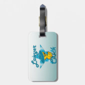 Anwaltskick #7 gepäckanhänger (Rückseite vertikal)