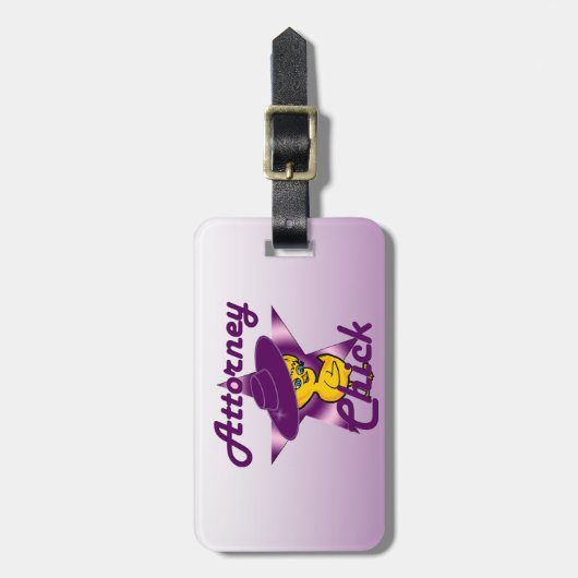 Anwaltskick #9 gepäckanhänger (Vorderseite vertikal)