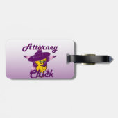 Anwaltskick #9 gepäckanhänger (Rückseite horizontal)