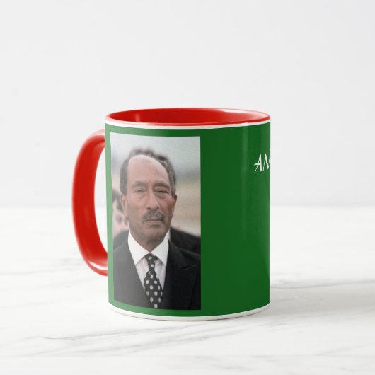 Anwar Sadat Wecker-Tasse Tasse (Vorderseite Links)