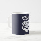 Anweisender Assistent Kaffeetasse (Vorderseite Links)