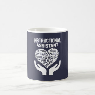 Anweisender Assistent Kaffeetasse