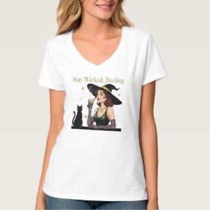 Anweisung "Bleibe, dunkel" T-Shirt