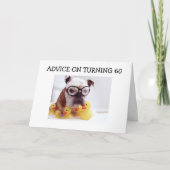 ANWEISUNG ZUR UMSTELLUNG "60" KARTE (Vorderseite)