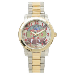 Anweisungen für die SQUARE-FOTO-Baseball-Uhren Armbanduhr