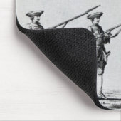 Anweisungen für ein Bajonett-Bohrgerät Mousepad (Ecke)