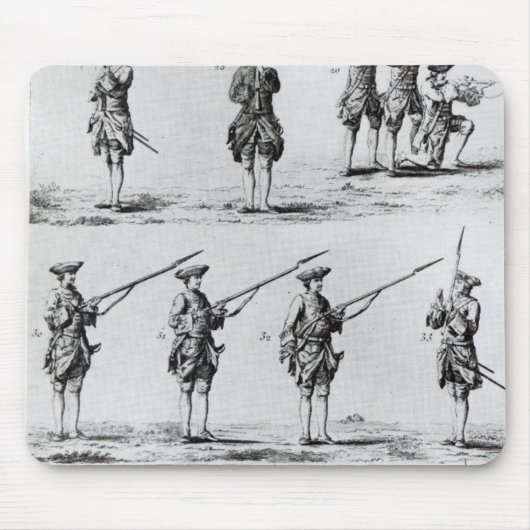 Anweisungen für ein Bajonett-Bohrgerät Mousepad (Vorne)