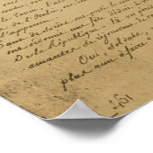 Anweisungen für Soldaten von Napoleon Poster (Ecke)