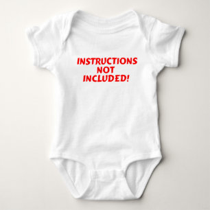 Anweisungen nicht eingeschlossen baby strampler