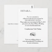 Anweisungen und Details Einsteckkarte Postkarte (Vorne/Hinten)