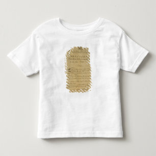 Anweisungen zu den Soldaten herausgegeben von Kleinkind T-shirt