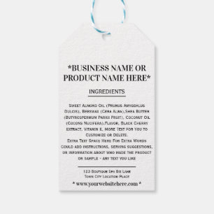 Anweisungen zum Handmade-Business-Logo Geschenkanhänger
