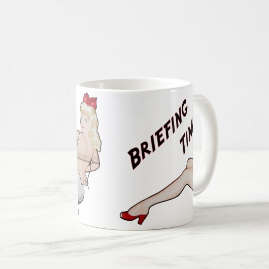 Anweisungs-Zeit-Tasse Kaffeetasse (VorderseiteRechts)