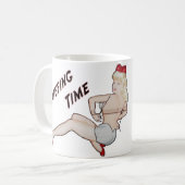 Anweisungs-Zeit-Tasse Kaffeetasse (Vorderseite Links)