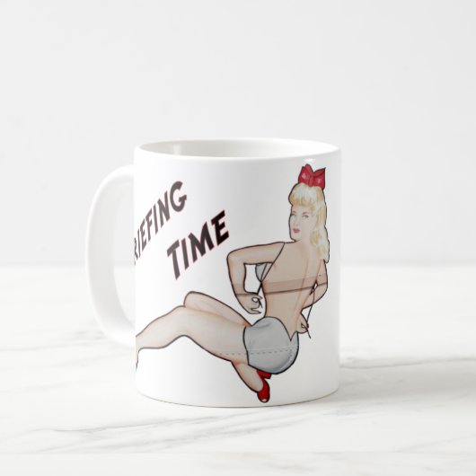 Anweisungs-Zeit-Tasse Kaffeetasse (Vorderseite Links)