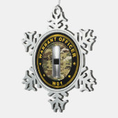 Anweisungsbefugter 1 schneeflocken Zinn-Ornament (Rechts)