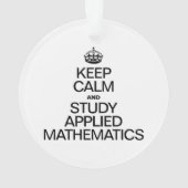 ANWENDBARE MATHEMATIK behalten UND STUDIERT Ornament (Rückseite)