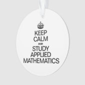 ANWENDBARE MATHEMATIK behalten UND STUDIERT Ornament (Vorderseite)